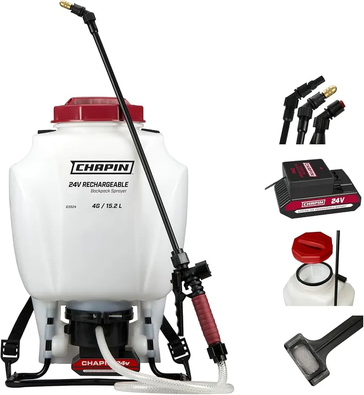 CHAPIN 63924 4-Gallon 24V Battery Backpack Sprayer
