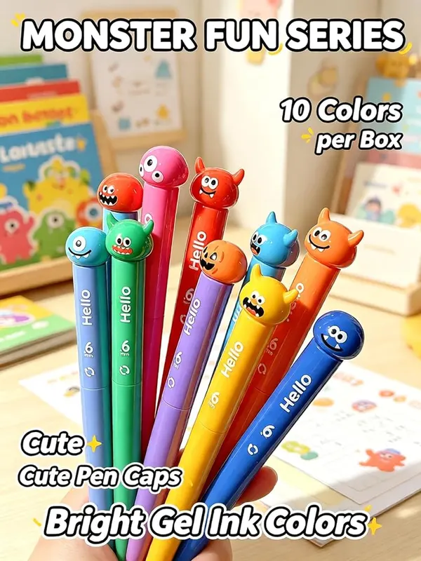 ChayWillow 10 Colors Erasable Gel Pens – Rewritable gel ink
