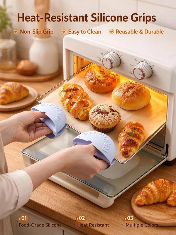 ChayWillow 3 Pack Silicone Doughnut Heat Resistant – Heat Resistant & Anti-Slip