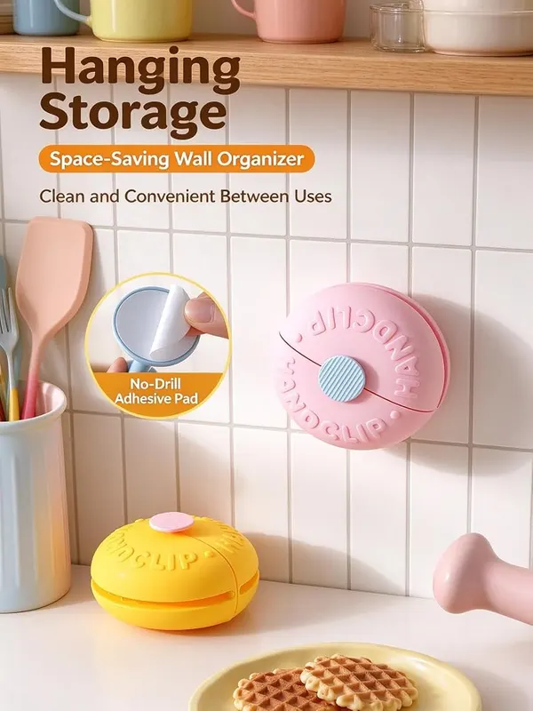 ChayWillow 3 Pack Silicone Doughnut Heat Resistant – Dual Storage Options