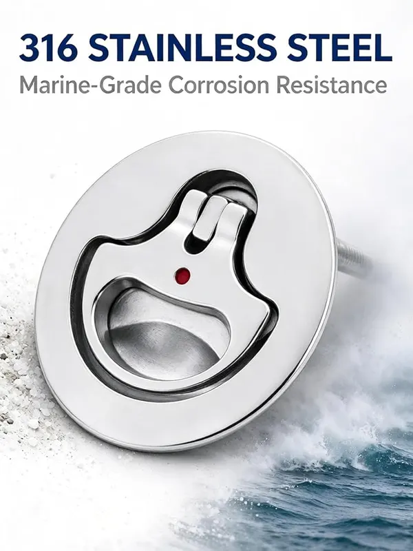 ChayWillow 316 Stainless Steel Flush Mount Hatch – Marine-grade 316 stainless steel material