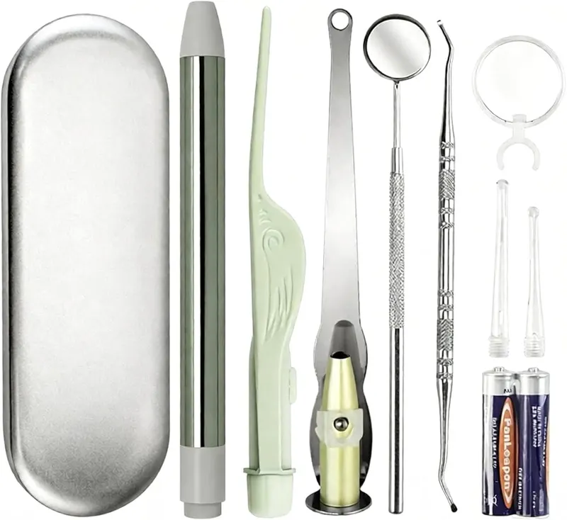 ChayWillow 9-Piece Tonsil Stone Removal Tool Set