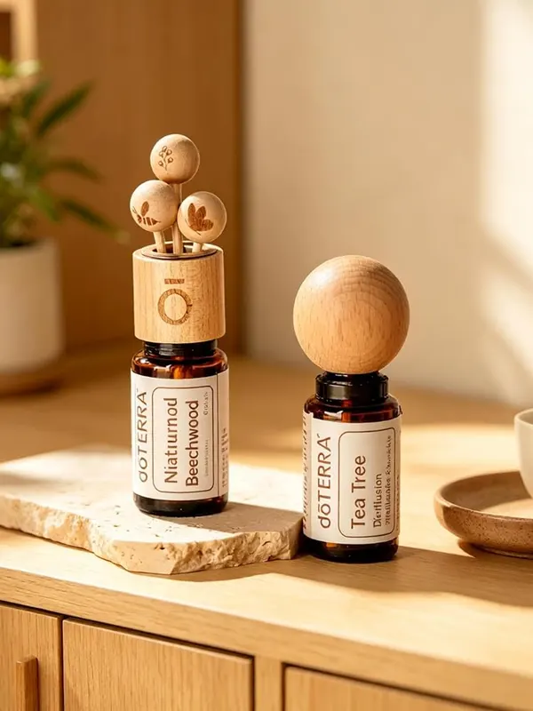 ChayWillow Beech Wood Diffuser Ball Set – Smooth polished burr-free sphere surface