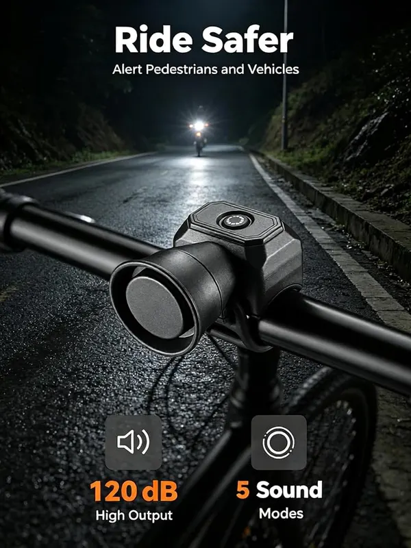 ChayWillow Bike Electric Horn – powerful one hundred twenty decibel alarm