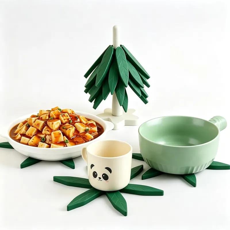 ChayWillow Heat Resistant Tree Trivet Non-Slip Kitchen in Multicolor