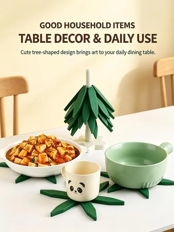 ChayWillow Heat Resistant Tree Trivet Non-Slip Kitchen – Unique tree shaped design