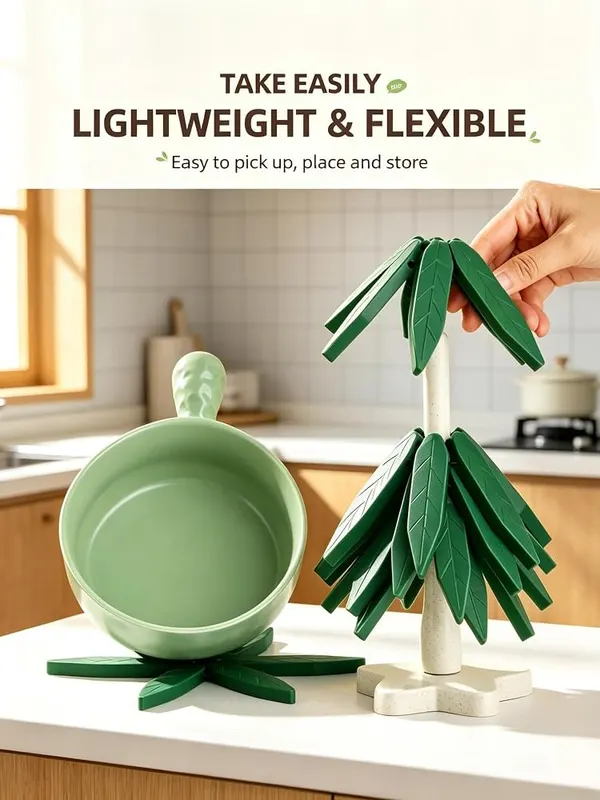 ChayWillow Heat Resistant Tree Trivet Non-Slip Kitchen – Heat resistant surface layer