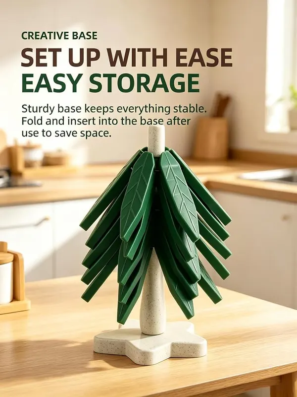 ChayWillow Heat Resistant Tree Trivet Non-Slip Kitchen – Practical kitchen and dining upgrade