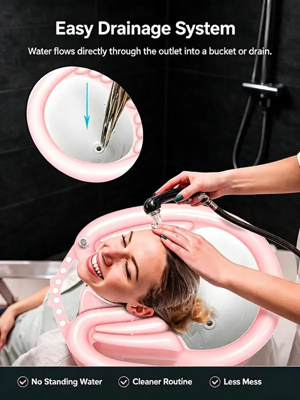 ChayWillow Inflatable Shampoo Basin – product photo 7 of 8