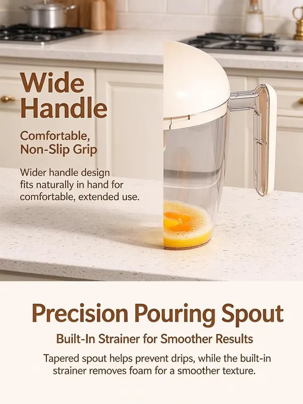 ChayWillow Manual Egg Beater Cup – Comfortable Wide Handle