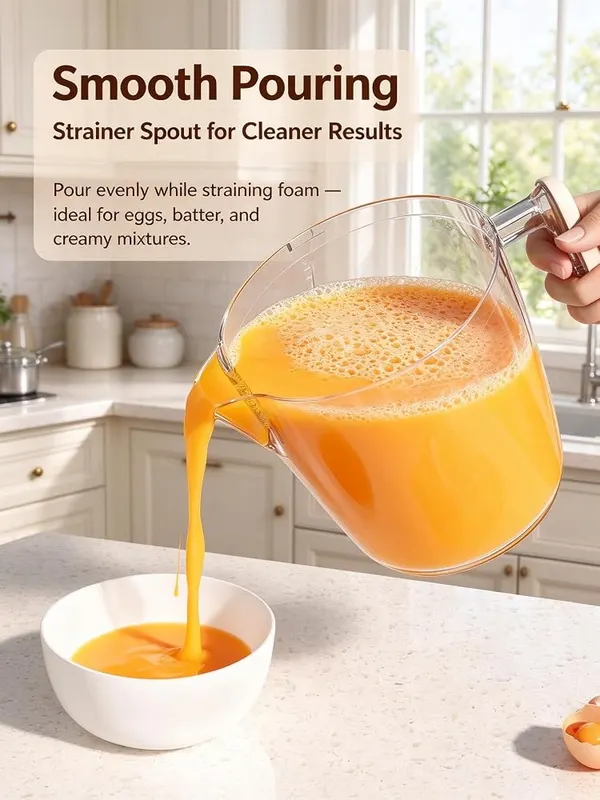 ChayWillow Manual Egg Beater Cup – Multi-Purpose Mixing Cup