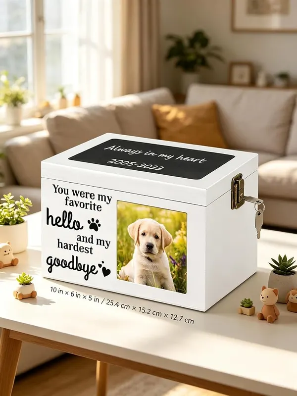 ChayWillow Pet Memorial Urn – Natural wood construction