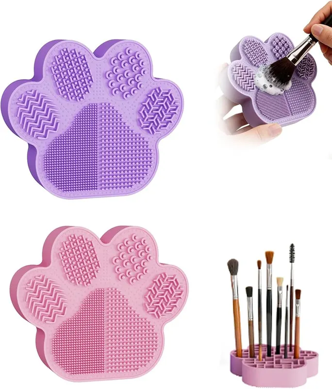 ChayWillow Pink Purple 2 Pack Cat Paw in Pink And Purple