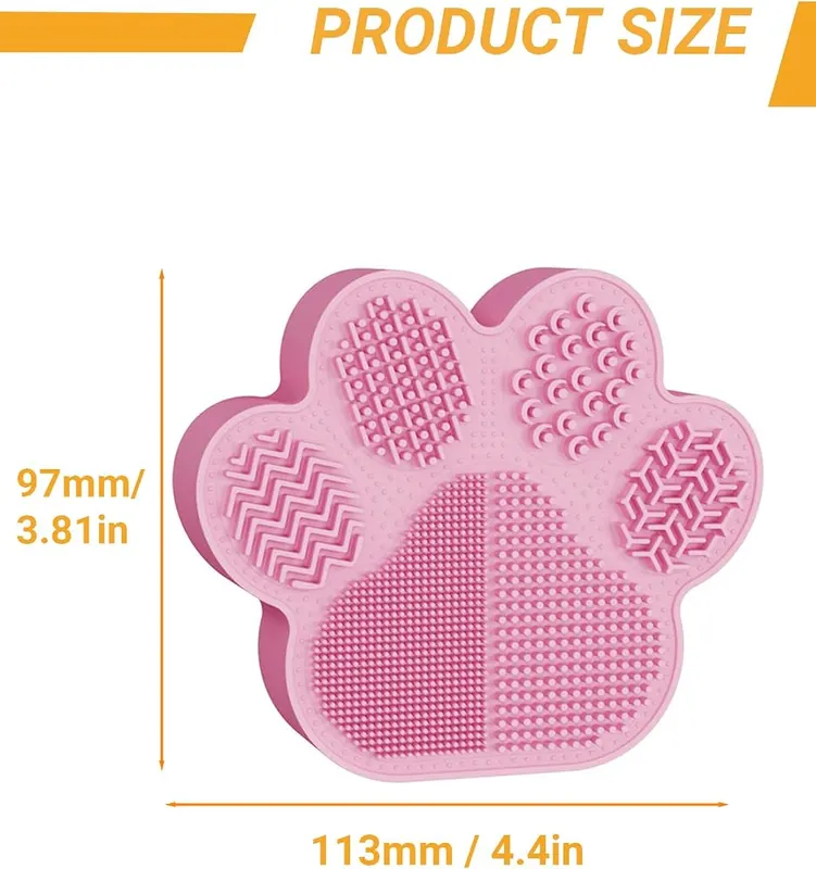ChayWillow Pink Purple 2 Pack Cat Paw – Soft food grade silicone material