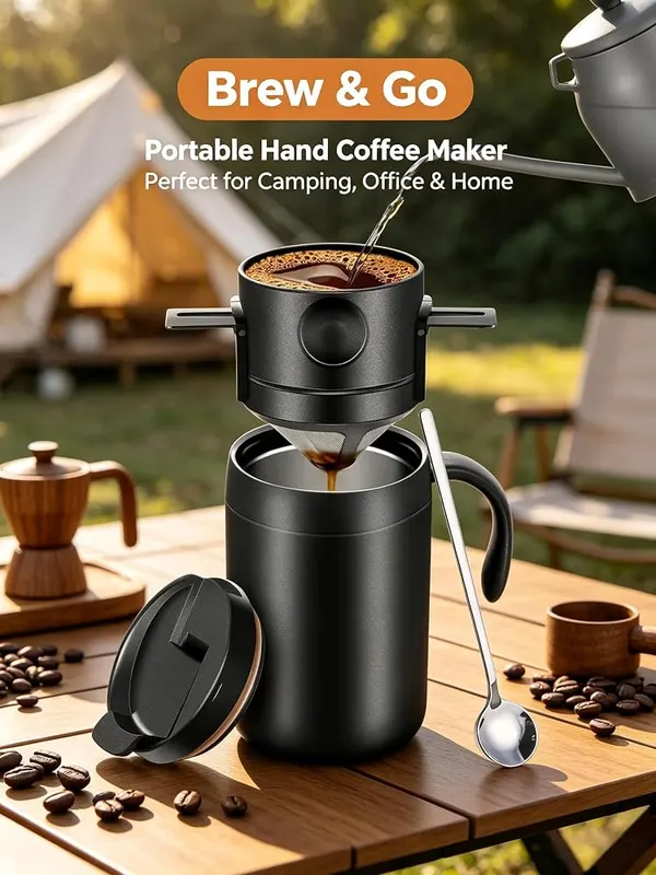 ChayWillow Portable Pour-Over Coffee Mug – All-in-one pour-over and tumbler combo
