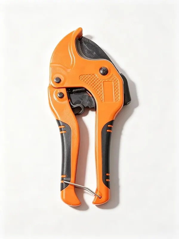 ChayWillow Ratcheting PVC Pipe Cutter 1-5/8 in Red, Black, Blue, Silver