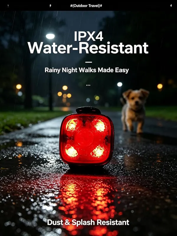 ChayWillow Rechargeable LED Dog Collar Light – Miniscule size adds zero burden