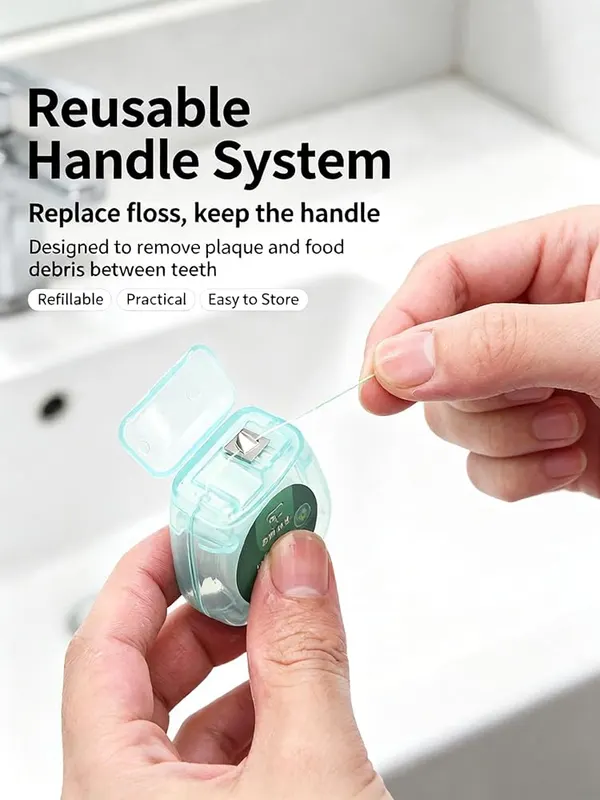 ChayWillow Reusable Stainless Steel Floss Holder – product photo 9 of 9