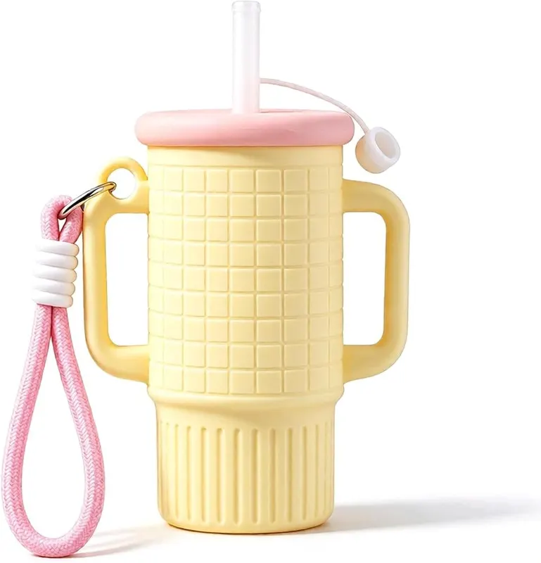 ChayWillow Silicone Sippy Cup 250ml in White