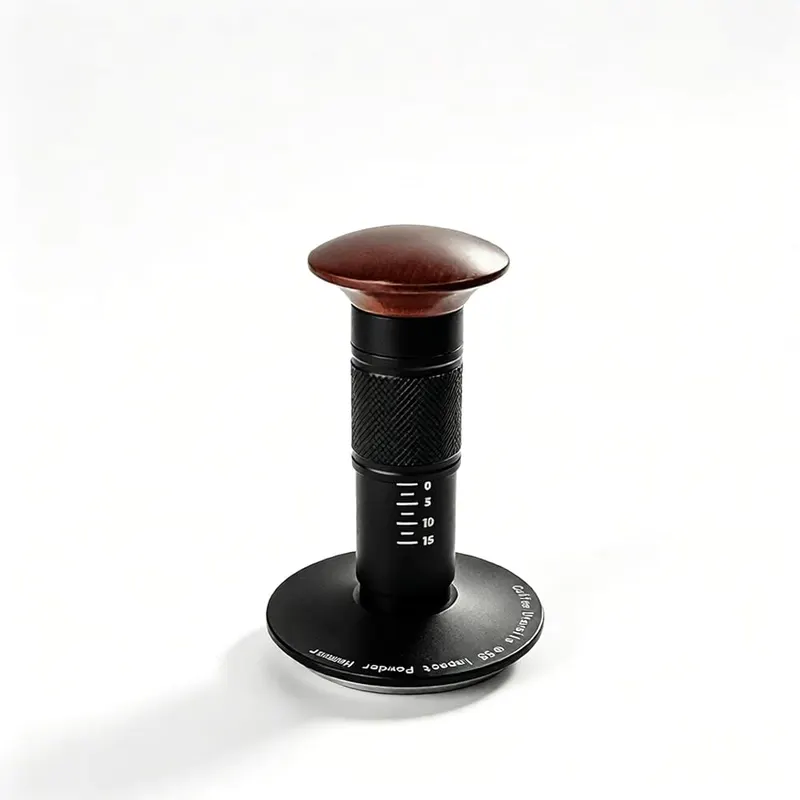 ChayWillow Spring-Loaded Espresso Tamper in Stainless Steel