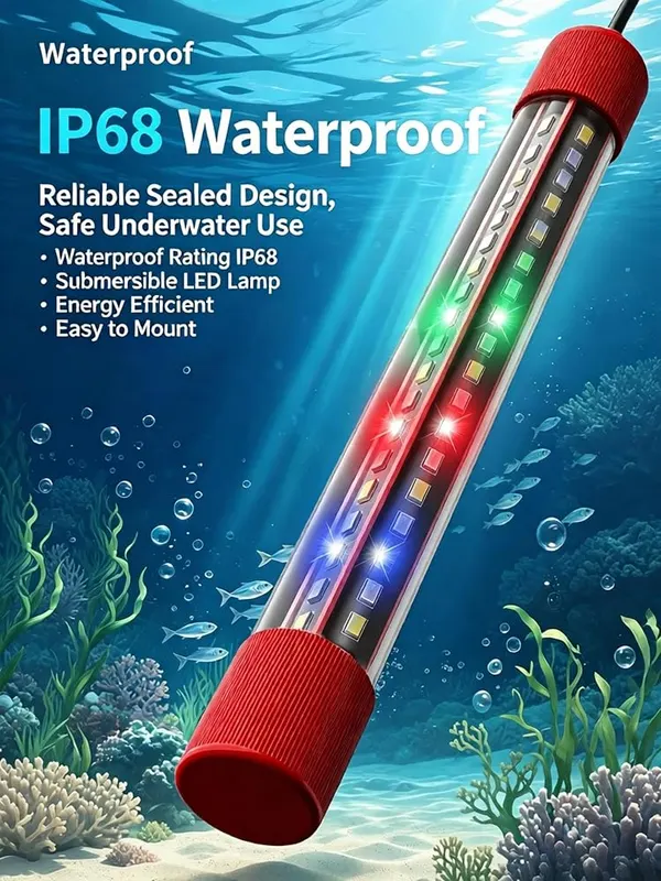 ChayWillow T8 Submersible Aquarium LED Light – Stable flicker free inline controller