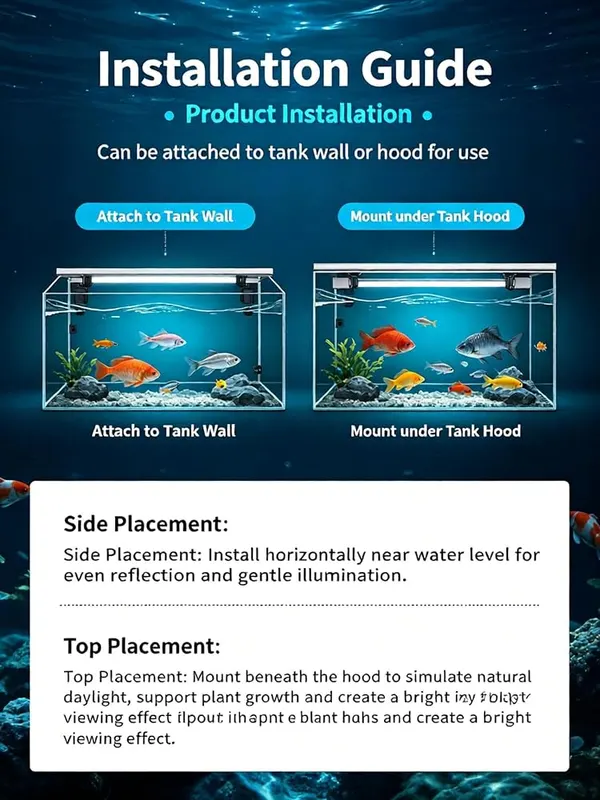 ChayWillow T8 Submersible Aquarium LED Light – product photo 9 of 9