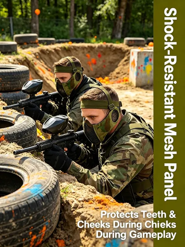 ChayWillow Tactical V14 Steel Mesh Half Face – product photo 8 of 8