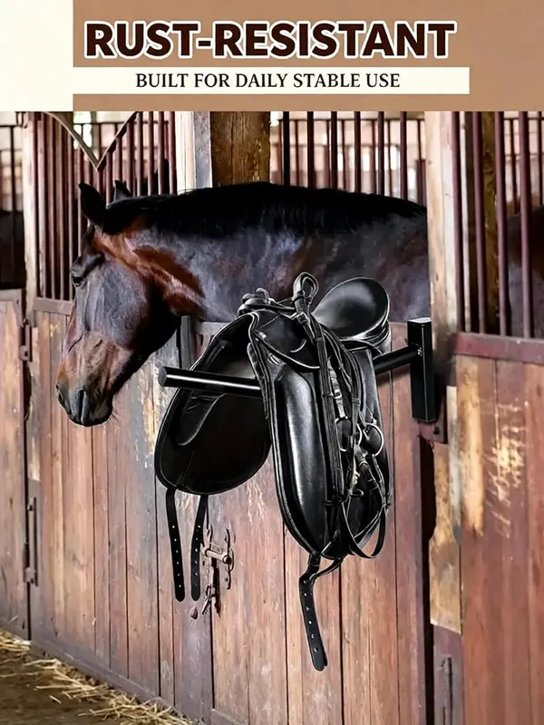 ChayWillow Wall Mount Saddle Rack 1 Pack – Wall mounted horse saddle storage