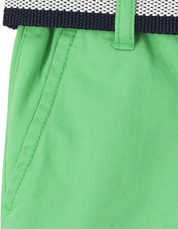 The Children’s Place Baby and Toddler Boys Belted Chino 12-18MOS – FABRIC — Made of 100% cotton twill