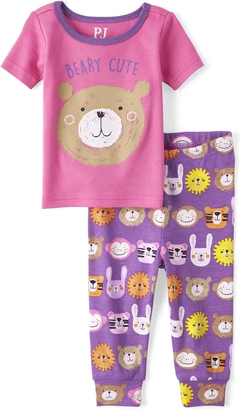 The Children’s Place Short Sleeve Top And Pants Snug 4T