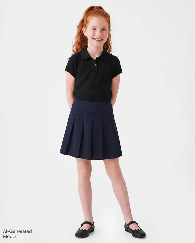 The Children’s Place Girls Pleated Skort – A slim silouette with timeless pleats and