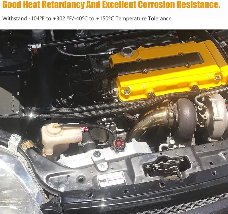 CHOIMOON AN6 Transmission Cooler Hose – BENDABLE ◀The 6AN transmission hose enable you