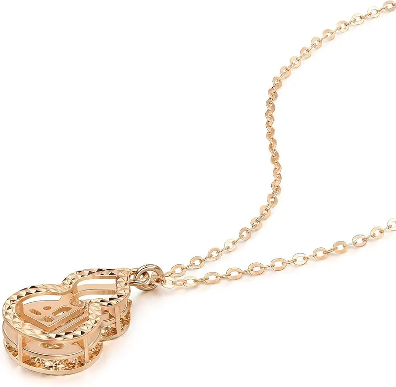CHOW SANG 18K Rose Gold MINTY Collection – Hollowed blessings character at center