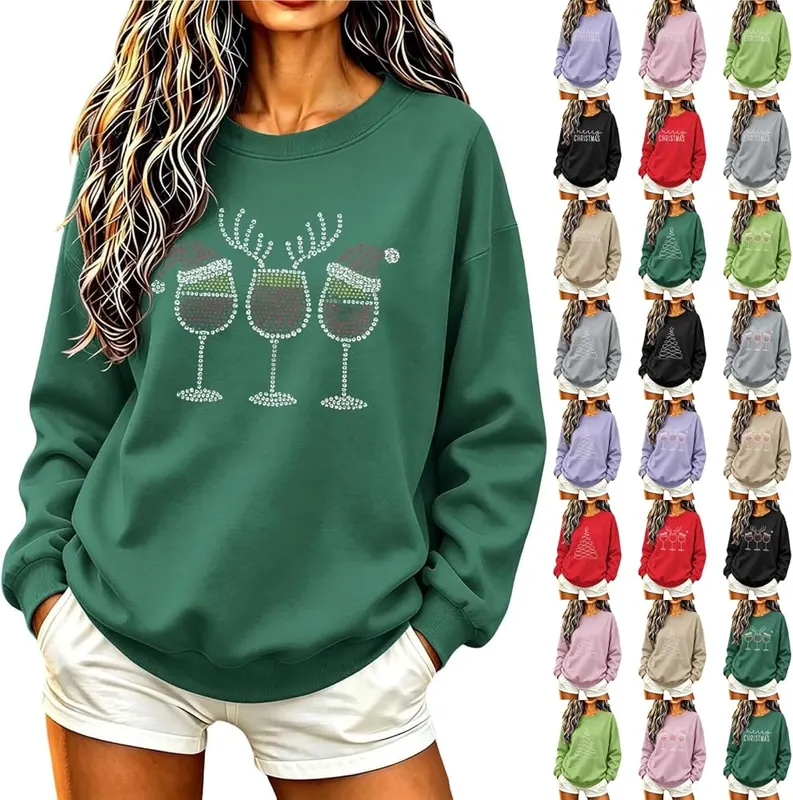 Christmas Sweatshirt Green01 in Green01