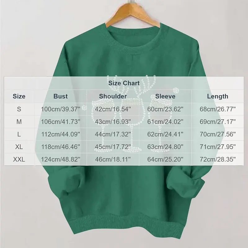 Christmas Sweatshirt Green01 – product photo 4 of 5