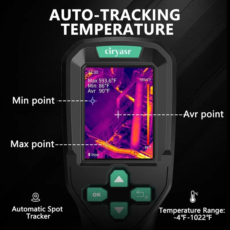 CIRYASR Thermal Imaging Camera – 50 by 38 degree wide view