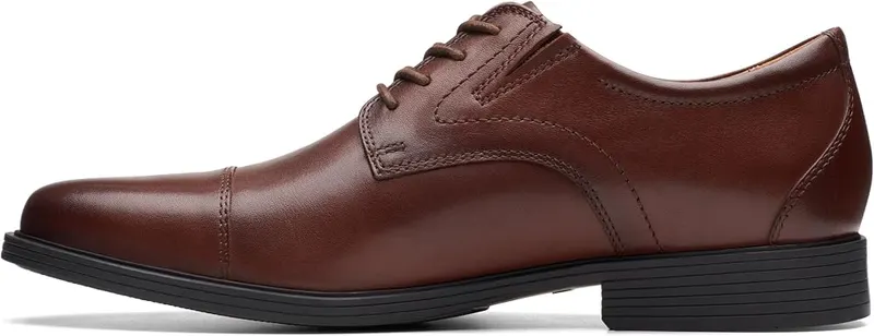 Clarks Collection Men’s Whiddon Cap Oxford Mahogany Leather – product photo 6 of 8