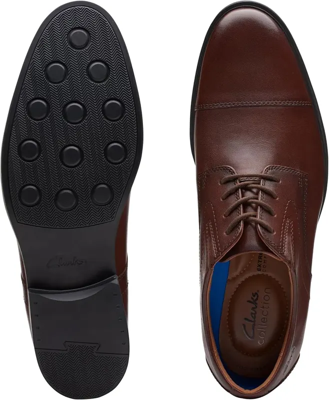 Clarks Collection Men’s Whiddon Cap Oxford Mahogany Leather – product photo 8 of 8
