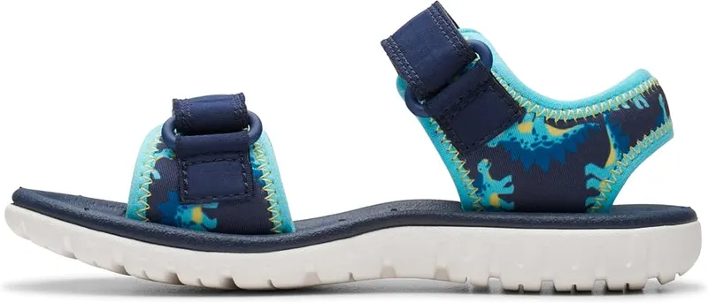 Clarks Kids’ Surfing Tide K Sandal – Rubber sole