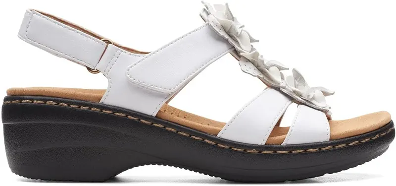 Clarks Merliah Sheryl Heeled Sandal – Ultimate Comfort PU foam footbed