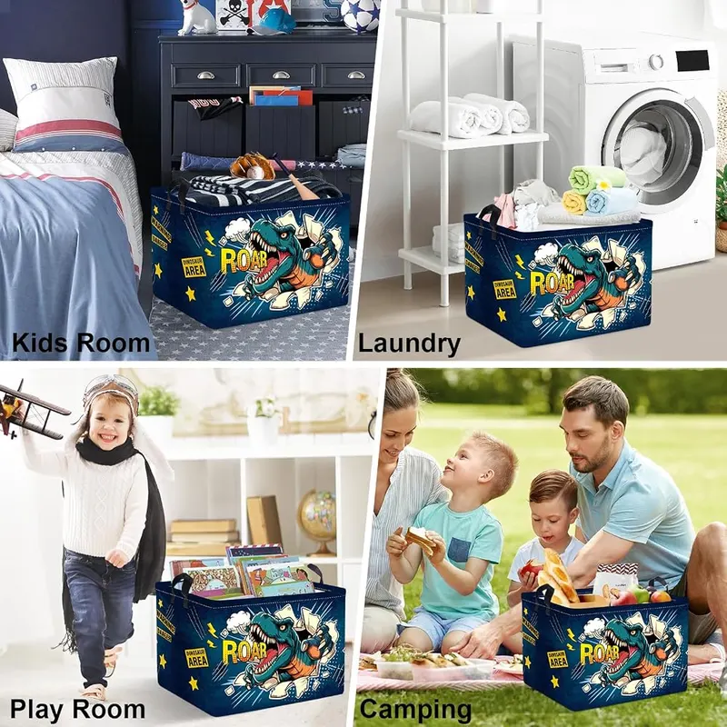 Clastyle Large Dragon Kid Storage Basket Foldable – product photo 7 of 7