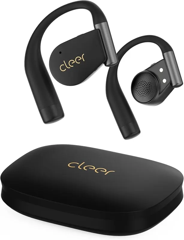 Cleer ARC 4 Plus Open Ear Earbuds in Black