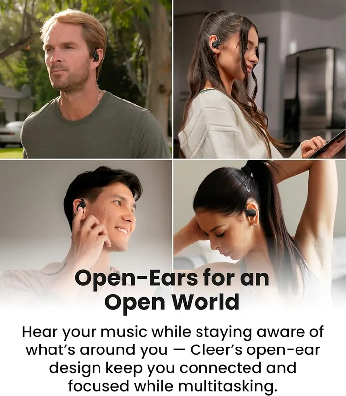 Cleer ARC 4 Plus Open Ear Earbuds – Snapdragon Sound with aptX Adaptive