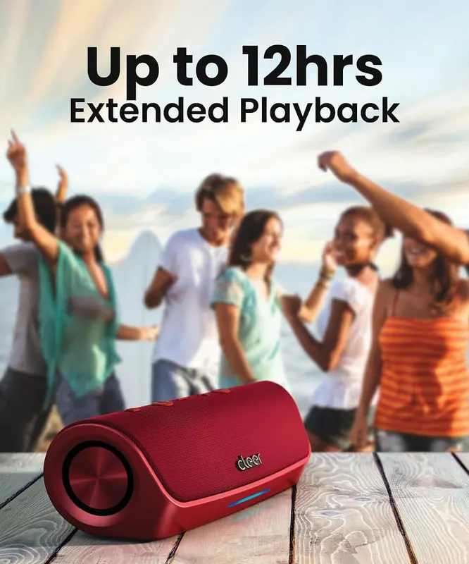 Cleer Scene Portable Bluetooth Speaker – 12-hour battery with fast charging