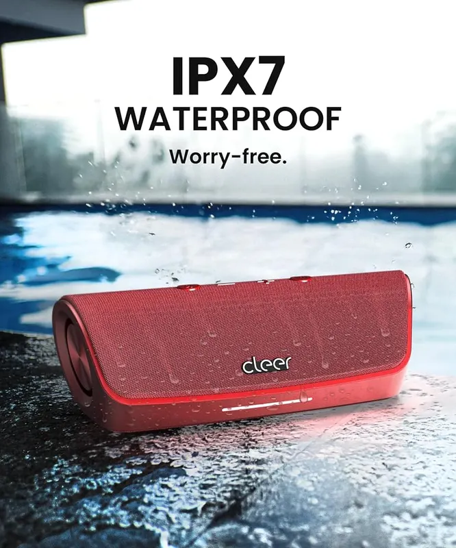 Cleer Scene Portable Bluetooth Speaker – Hands-free calling microphones