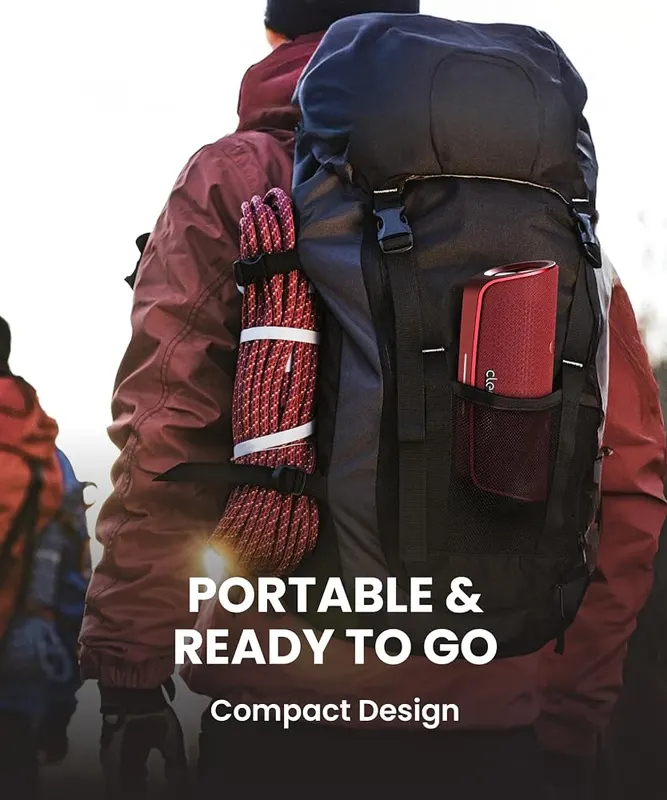 Cleer Scene Portable Bluetooth Speaker – Compact, lightweight carry design