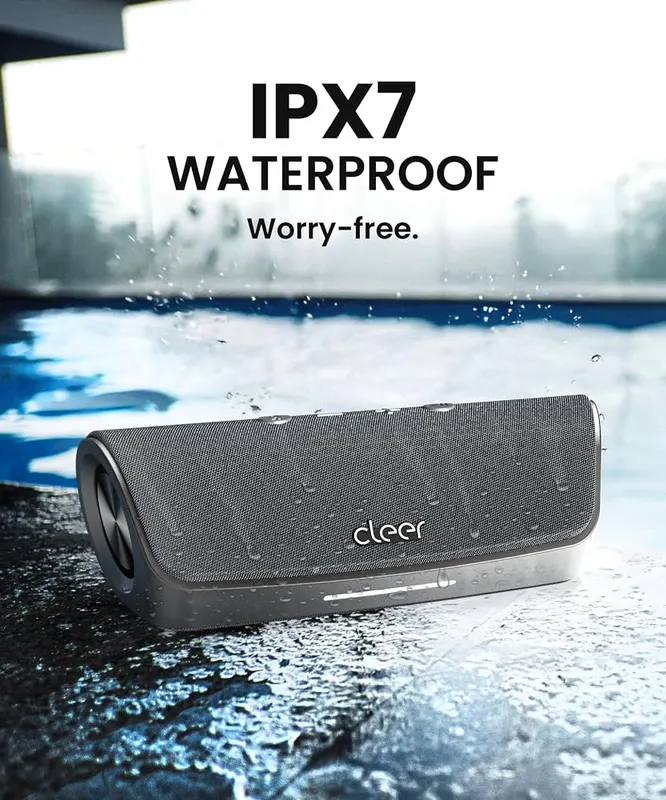 Cleer Scene Wireless Bluetooth Speaker – Noise and echo cancelling microphone