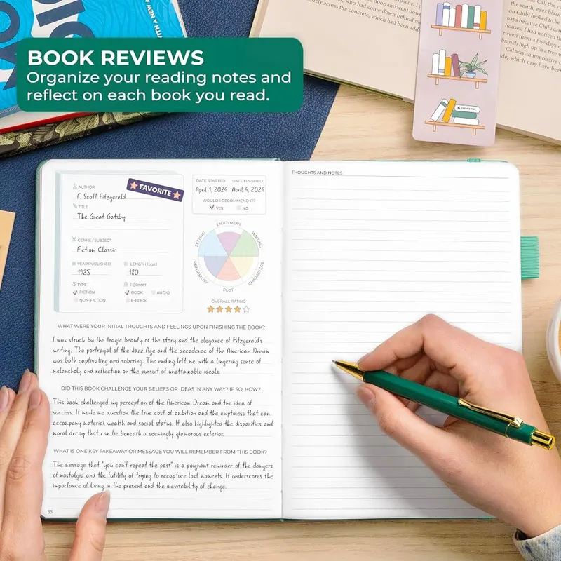 Clever Fox Reading Journal Premium – Detailed Book & Series Reviews