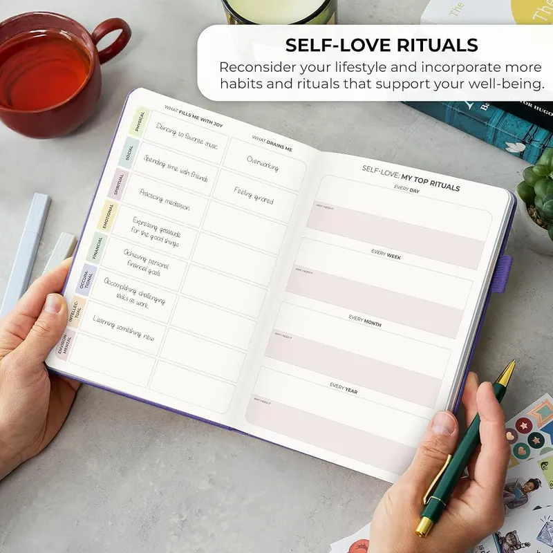 Clever Fox Self-Love Journal – STICKERS, USER GUIDE & PREMIUM MATERIALS – This