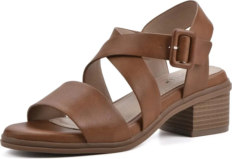 CLIFFS BY WHITE MOUNTAIN Women’s Cordovan Block Heeled